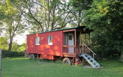 Bauwagen Glamping Urlaub mieten